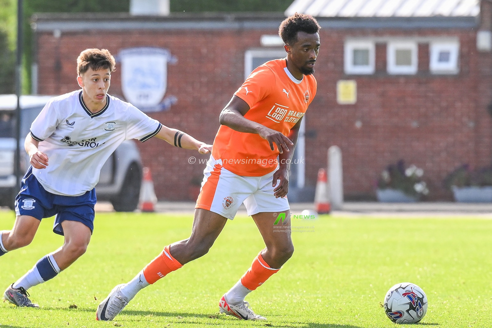 during the Central League match Preston North End vs Blackpool at Springfield Training Ground, Preston, United Kingdom, 26th September 2023

(Photo by Craig Thomas/News Images)