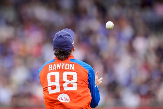 Tom Banton of England catches the ball to dismiss India captain Shreyas Iyer during the Second Vitality T20 International match England vs India at Old Trafford, Manchester, United Kingdom on 04 July 2026

(Photo by Maynard Manyowa/News Images)