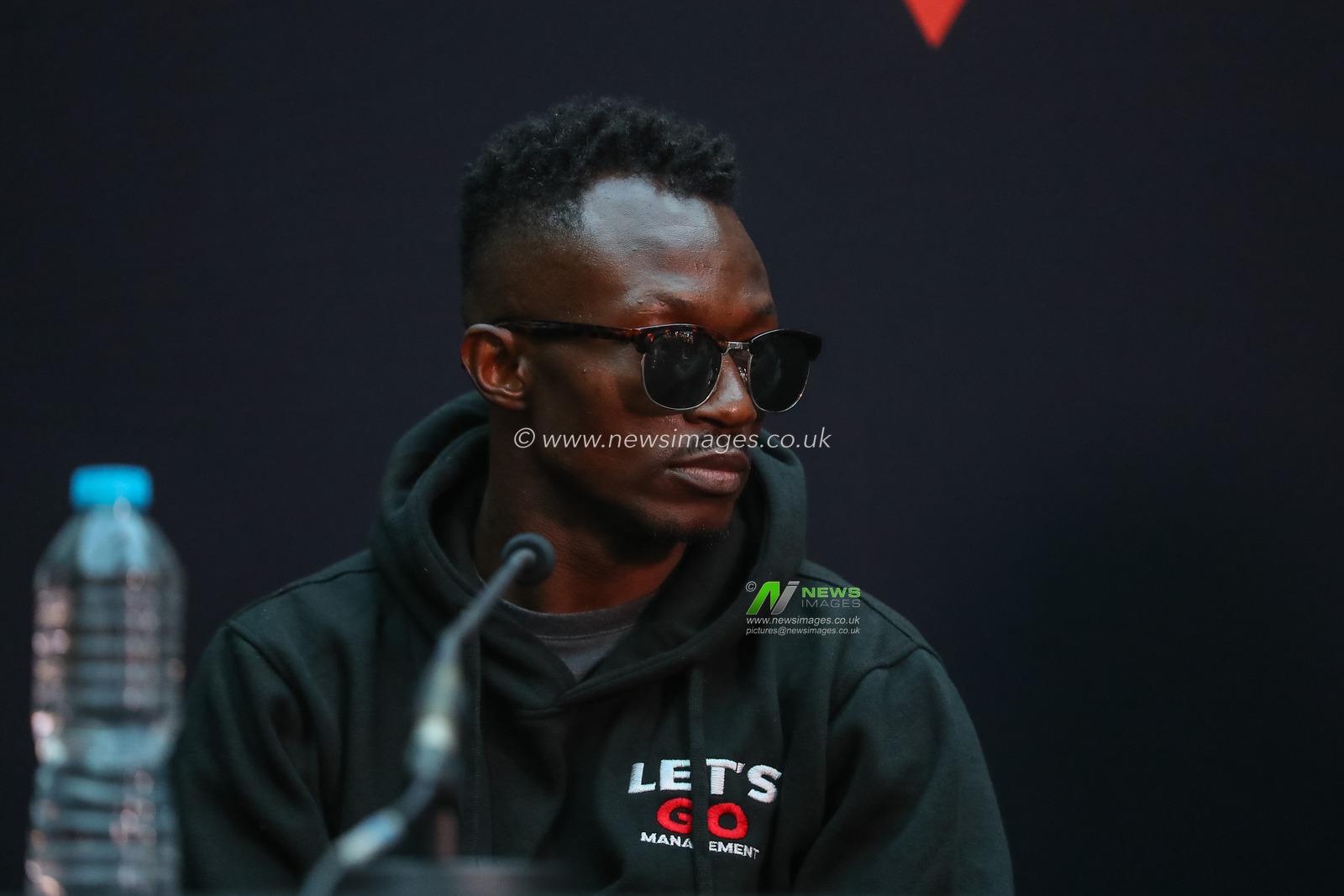 Thomas Essomba during the Sunny Edwards v Felix Alvarado press conference at Meadowhall, Sheffield, United Kingdom, 9th November 2022

(Photo by Gareth Evans/News Images)