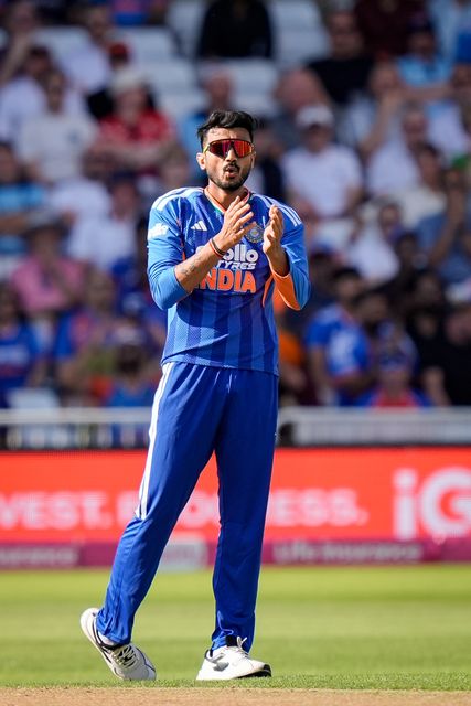 Axar Patel of India during the Third Vitality T20 International match England vs India at Trent Bridge, Nottingham, United Kingdom on 07 July 2026

(Photo by Maynard Manyowa/News Images)