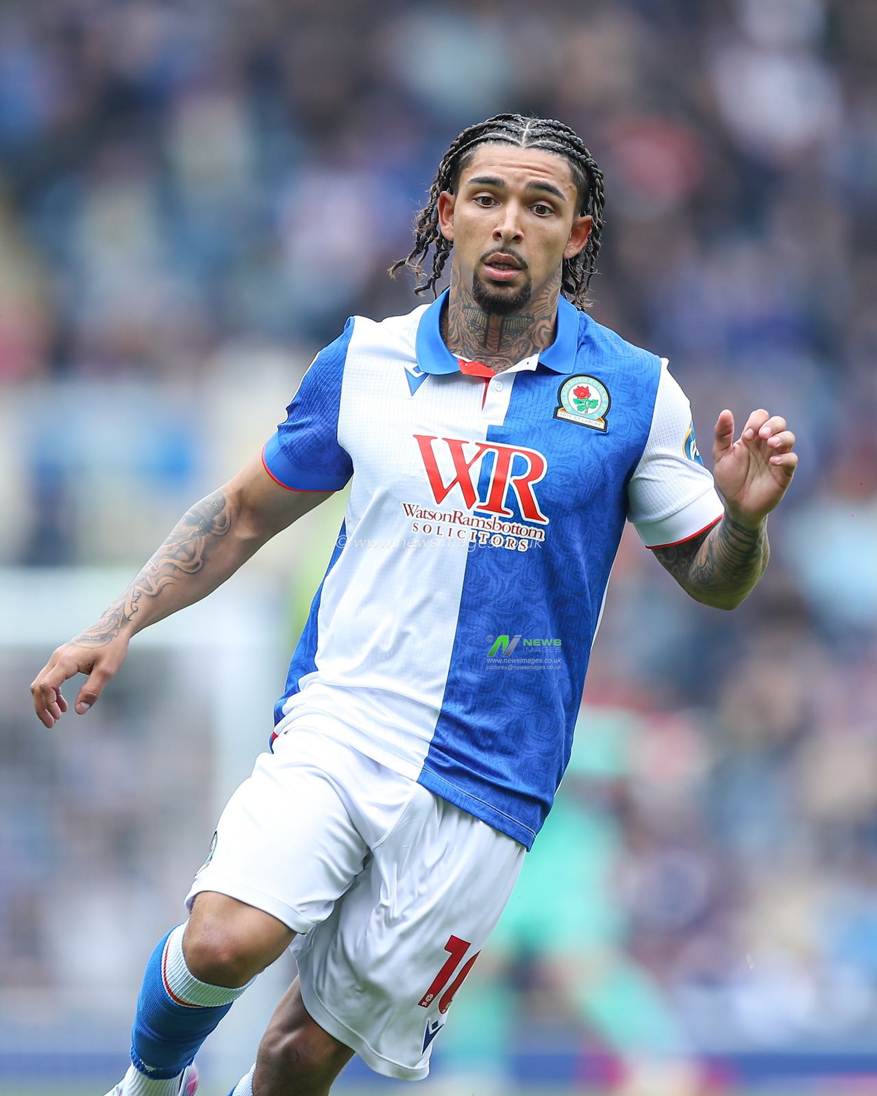 Tyrhys Dolan of Blackburn Rovers during the Sky Bet Championship match Blackburn Rovers vs Watford at Ewood Park, Blackburn, United Kingdom, 26th April 2025

(Photo by Jorge Horsted/News Images)