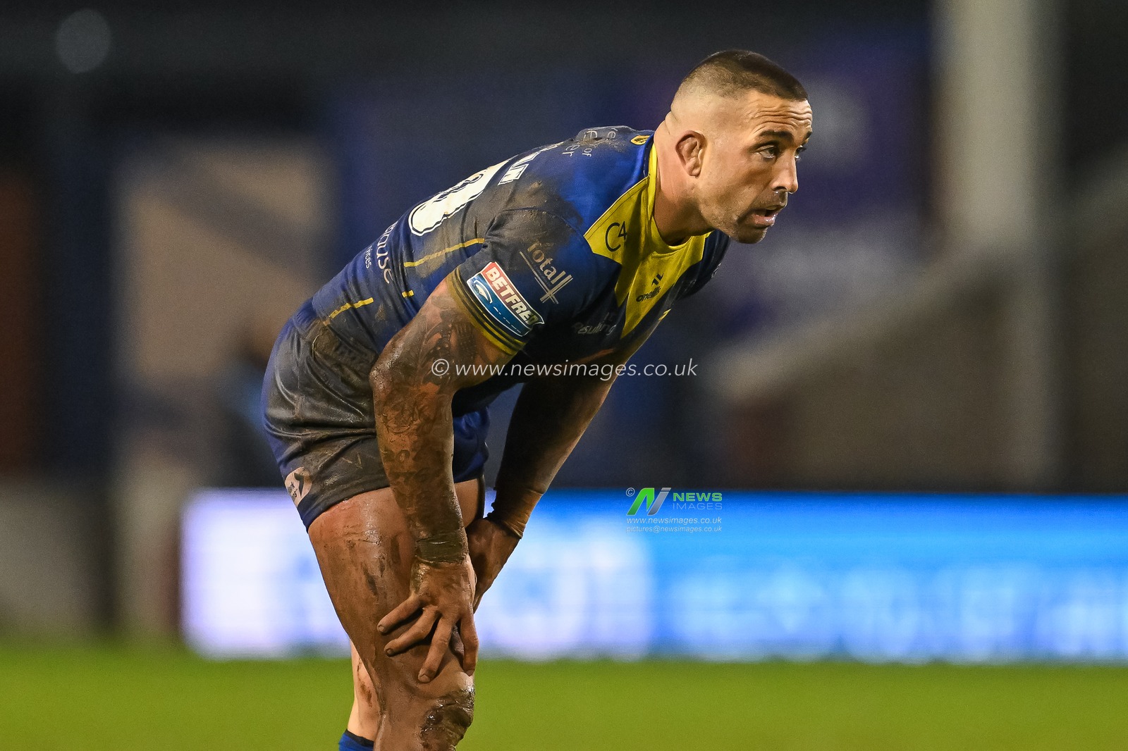 Paul Vaughan of Warrington Wolves during the Betfred Super League Round 2 match Warrington Wolves vs Hull FC at Halliwell Jones Stadium, Warrington, United Kingdom, 23rd February 2024

(Photo by Craig Thomas/News Images)