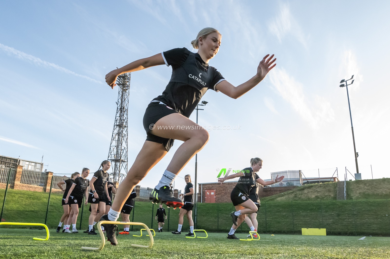 Barnsley FC Women pre-season training at Oakwell, Barnsley, United Kingdom, 17th July 2023

(Photo by Craig Thomas/News Images)