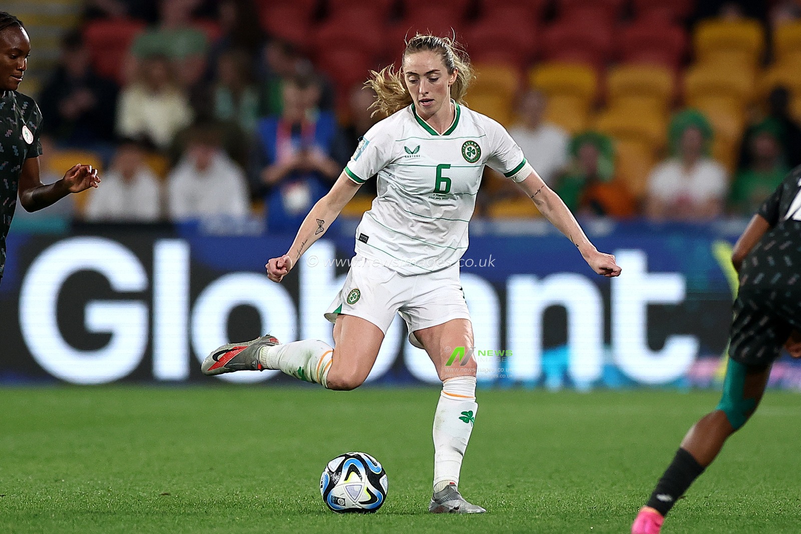 Megan Connolly of Ireland is seen during the FIFA Women's World Cup 2023 Group B  match Ireland Women vs Nigeria Women at Suncorp Stadium, Brisbane, Australia, 31st July 2023

(Photo by Patrick Hoelscher/News Images)