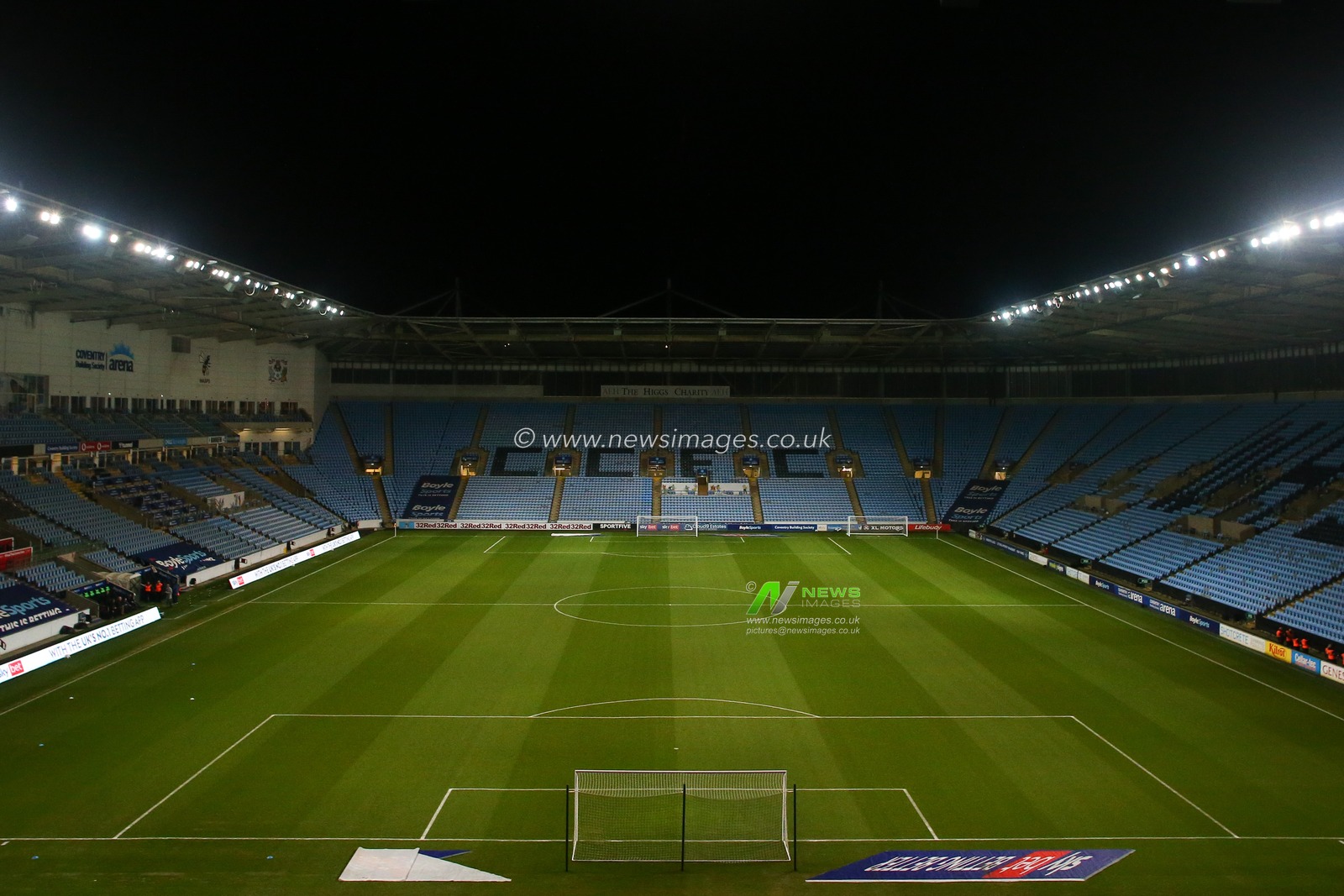 General view inside of the Coventry Building Society Arena, home of Coventry City ahead of the Sky Bet Championship match Coventry City vs West Bromwich Albion at Coventry Building Society Arena, Coventry, United Kingdom, 21st December 2022

(Photo by Gareth Evans/News Images)