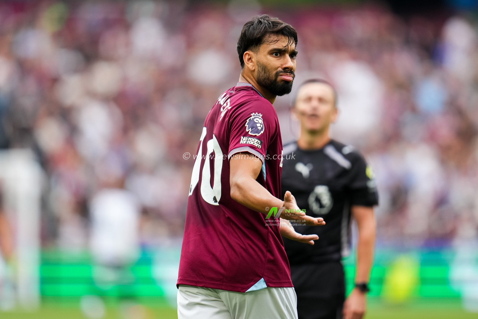 Lucas Paqueta of West Ham United during the Premier League match West Ham United vs Crystal Palace at London Stadium, London, United Kingdom, 20th September 2025

(Photo by Harvey Murphy/News Images)