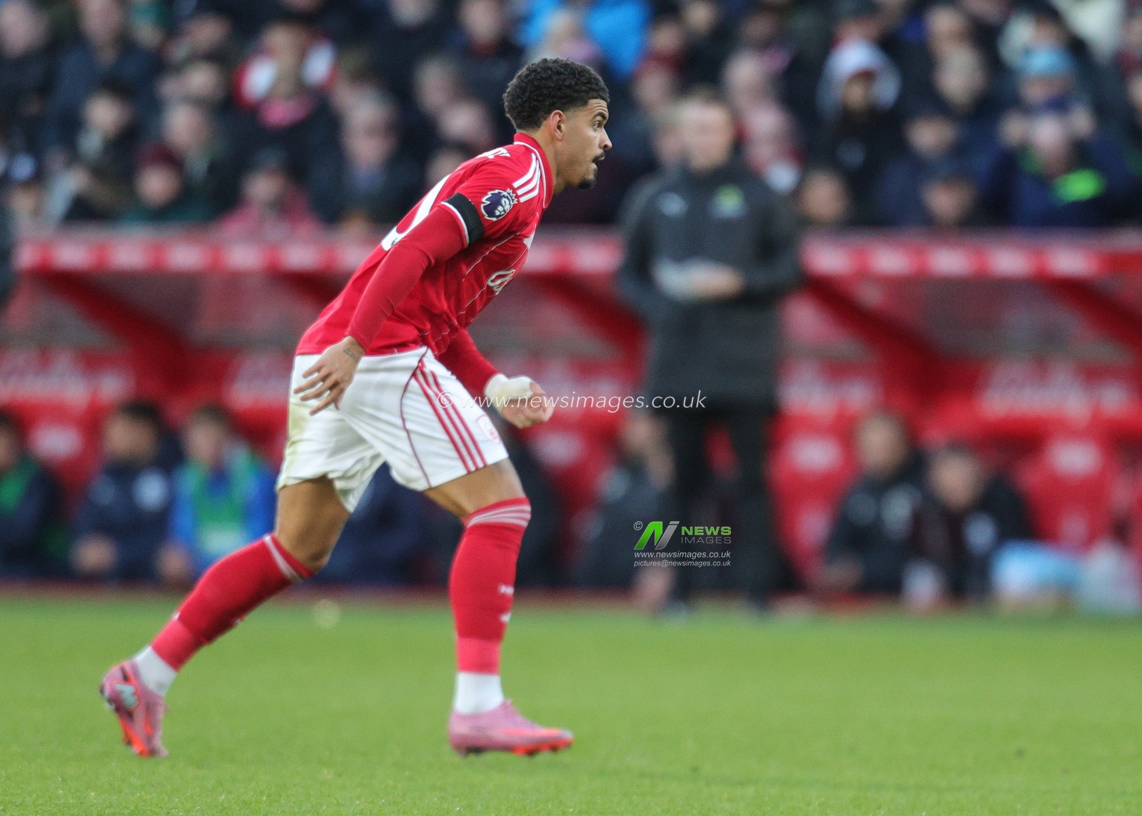 Morgan Gibbs-White of Nottingham Forest during the Premier League match Nottingham Forest vs Brighton and Hove Albion at City Ground, Nottingham, United Kingdom, 30th November 2025

(Photo by Richard Bierton/News Images)

*** GER AUT SUI OUT ***