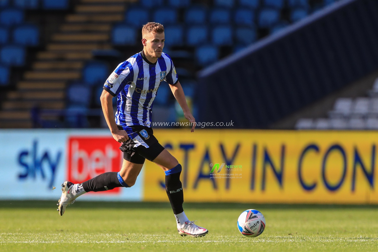 Joost van Aken (4) of Sheffield Wednesday in action during the game