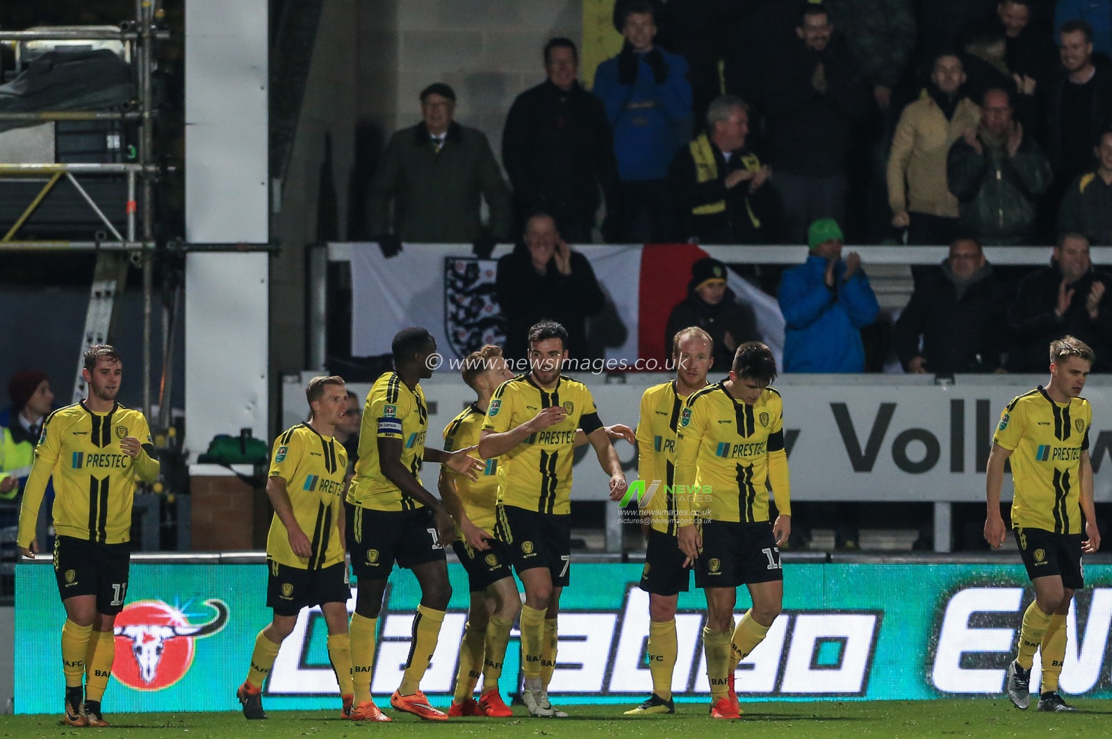 30th October 2018, Pirelli Stadium, Burton upon Trent, England; Carabao EFL Cup, Fourth Round, Burton Albion v Nottingham Forest :  Scott Fraser (07) of Burton Albion celebrates his goal to make it 2-0


Credit: Mark Cosgrove/News Images

English Football League images are subject to DataCo Licence