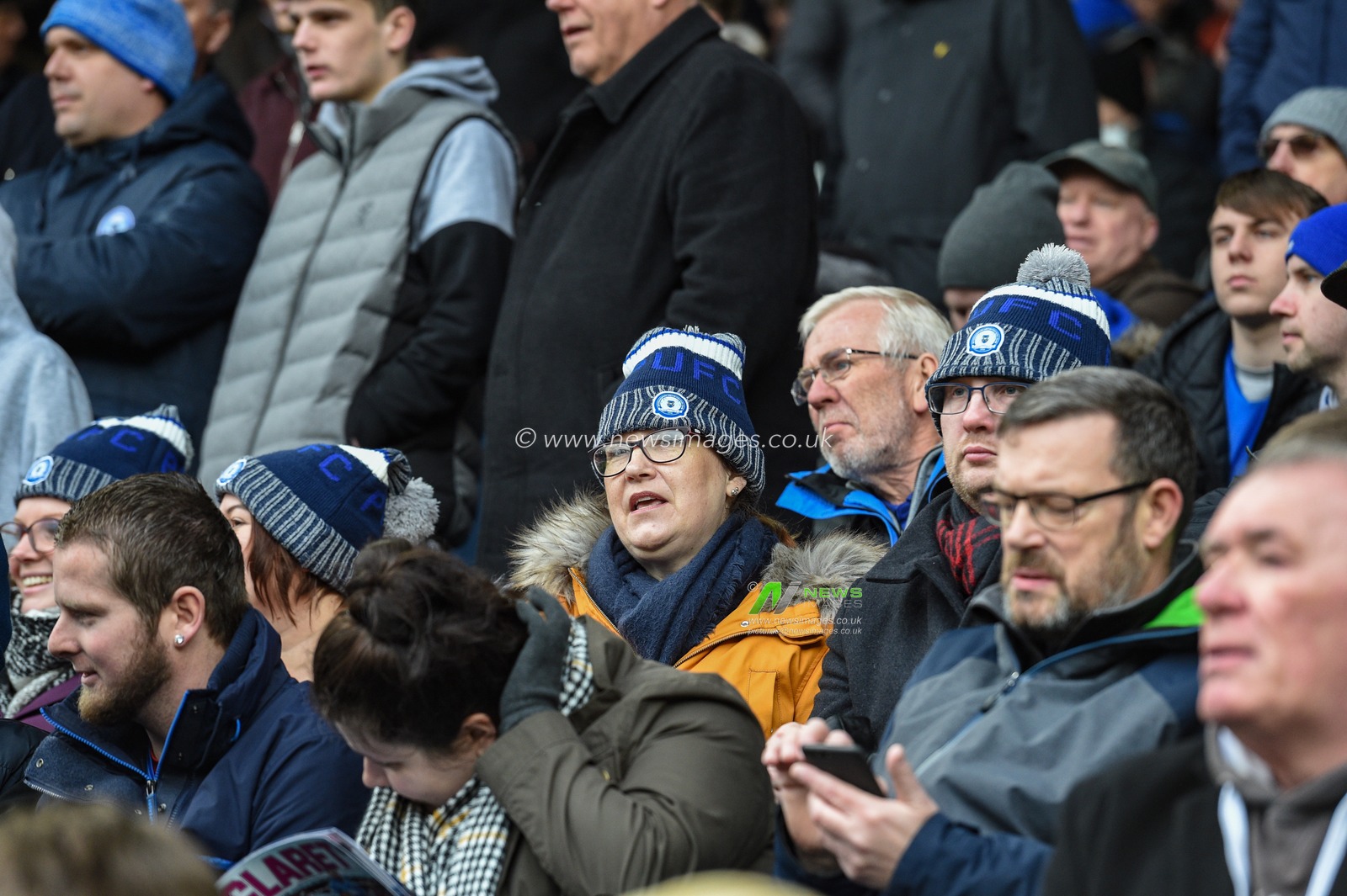 4th January 2020, Turf Moor, Burnley, England; Emirates FA Cup, Burnley v Peterborough : Peterborough United fans look forward to the game

Credit: Richard Long/News Images