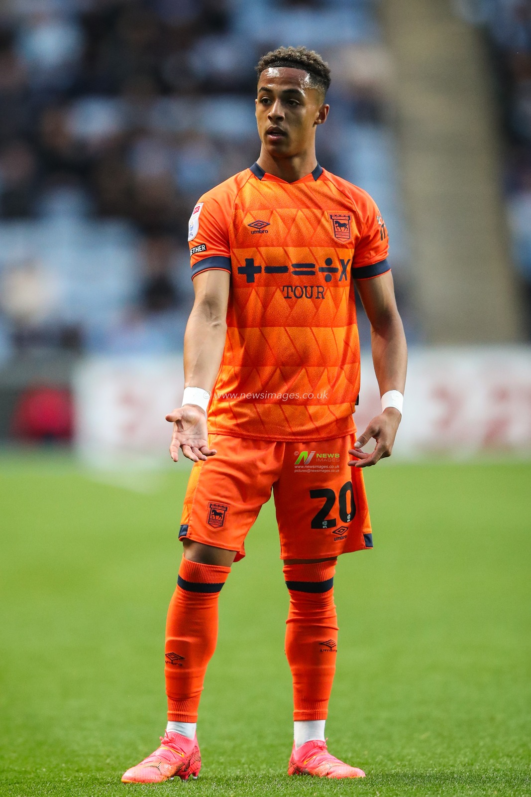 Omari Hutchinson of Ipswich Town during the Sky Bet Championship match Coventry City vs Ipswich Town at Coventry Building Society Arena, Coventry, United Kingdom, 30th April 2024

(Photo by Gareth Evans/News Images)