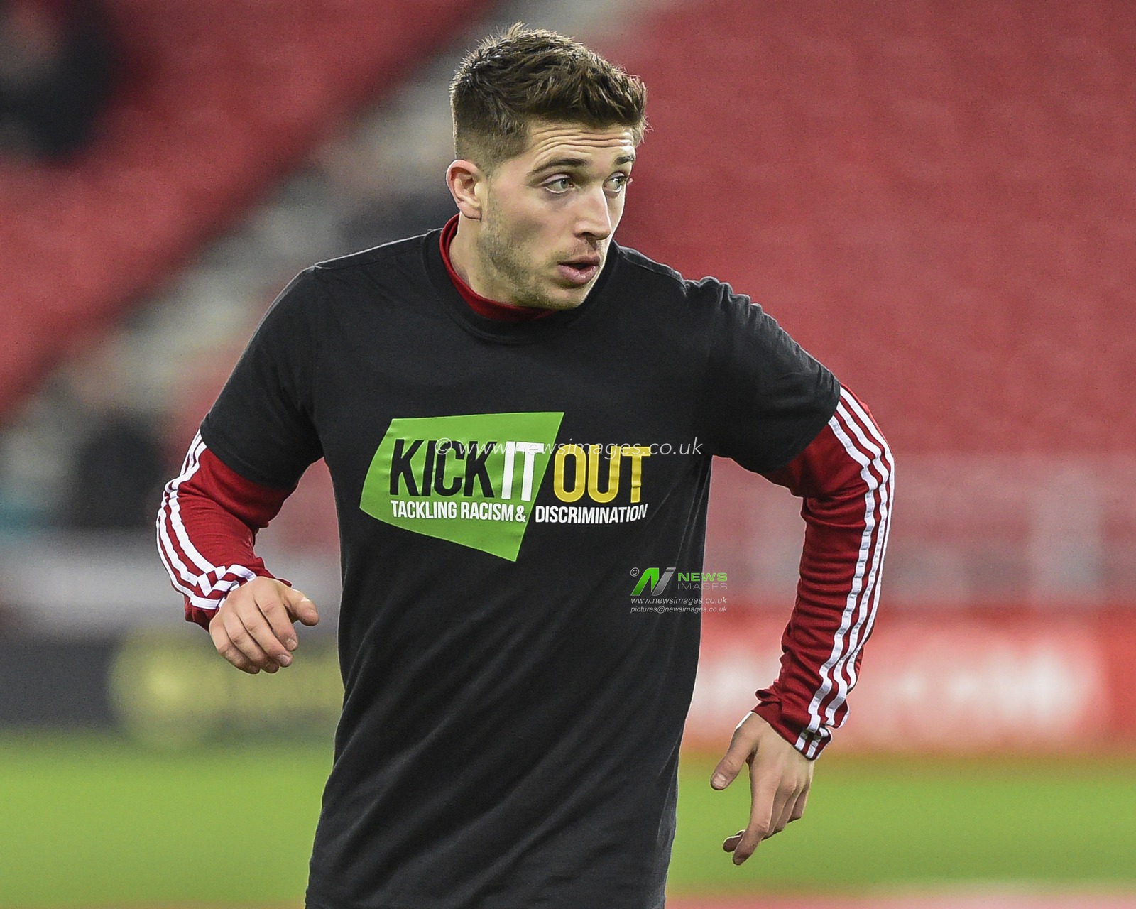 24th January 2020, Stadium Of Light, Sunderland, England; Sky Bet League 1, Sunderland v Doncaster Rovers : Lynden Gooch (11) of Sunderland during the pre-game warmup