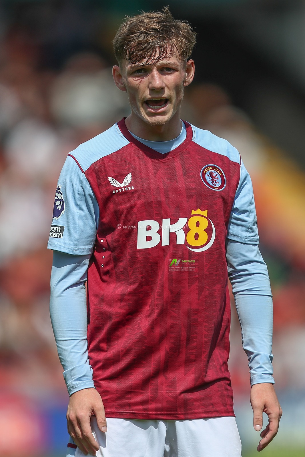 Tommi O'Reilly #58 of Aston Villa during the Pre-season friendly match Walsall vs Aston Villa at Poundland Bescot Stadium, Walsall, United Kingdom, 15th July 2023

(Photo by Gareth Evans/News Images)
