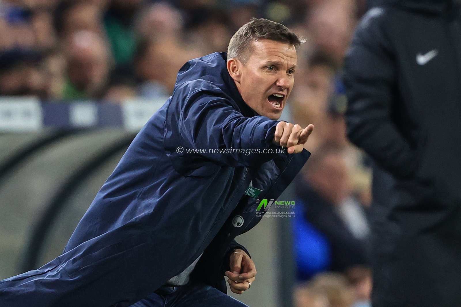 Jesse Marsch manager of Leeds United during the game