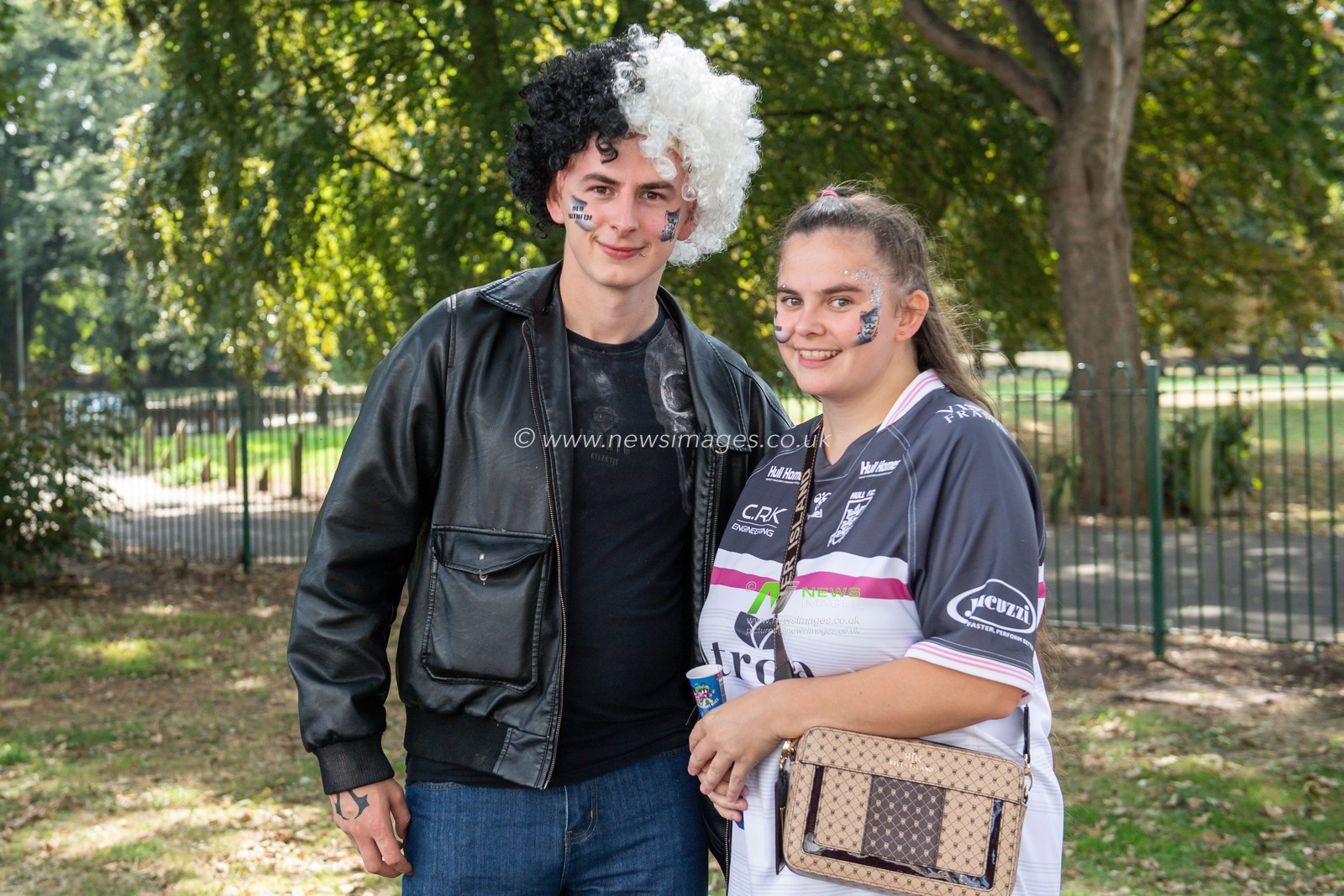 Hull FC fans begin to arrive at the MKM Stadium ahead of the Hull Derby, Hull, United Kingdom, 3rd September 2022

(Photo by Craig Thomas/News Images)