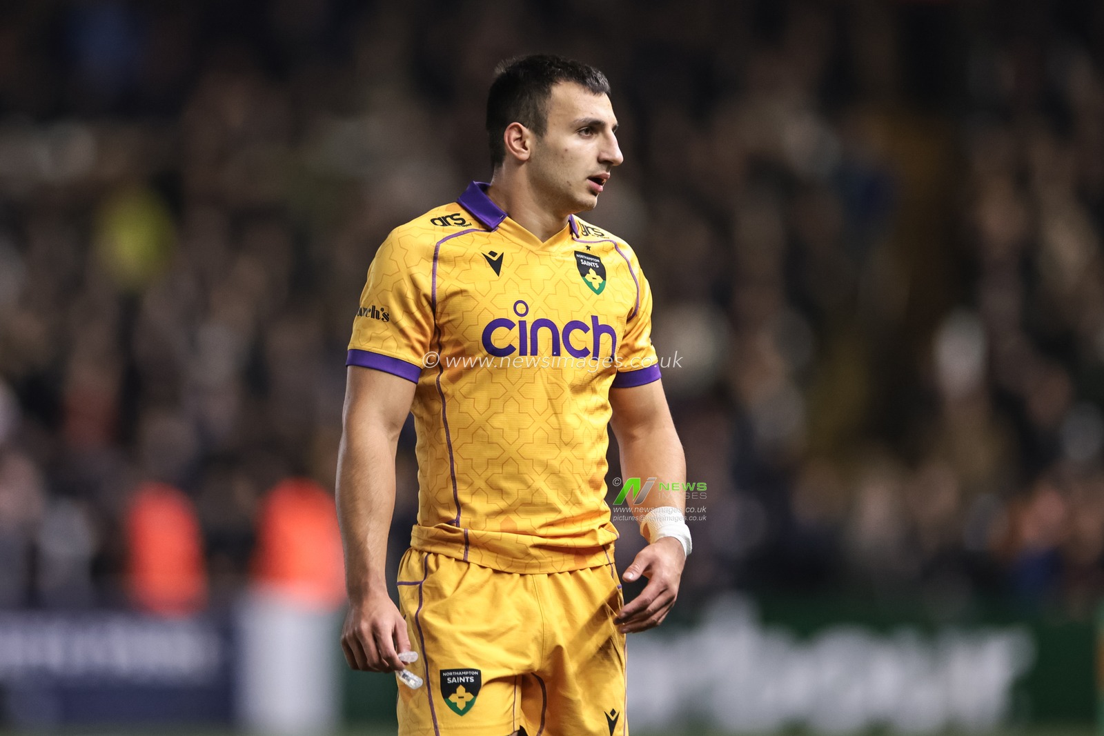 Edoardo Todaro of Northampton Saints during the Gallagher Premiership match Newcastle Red Bulls vs Northampton Saints at Kingston Park, Newcastle, United Kingdom, 17th October 2025

(Photo by Mark Cosgrove/News Images)