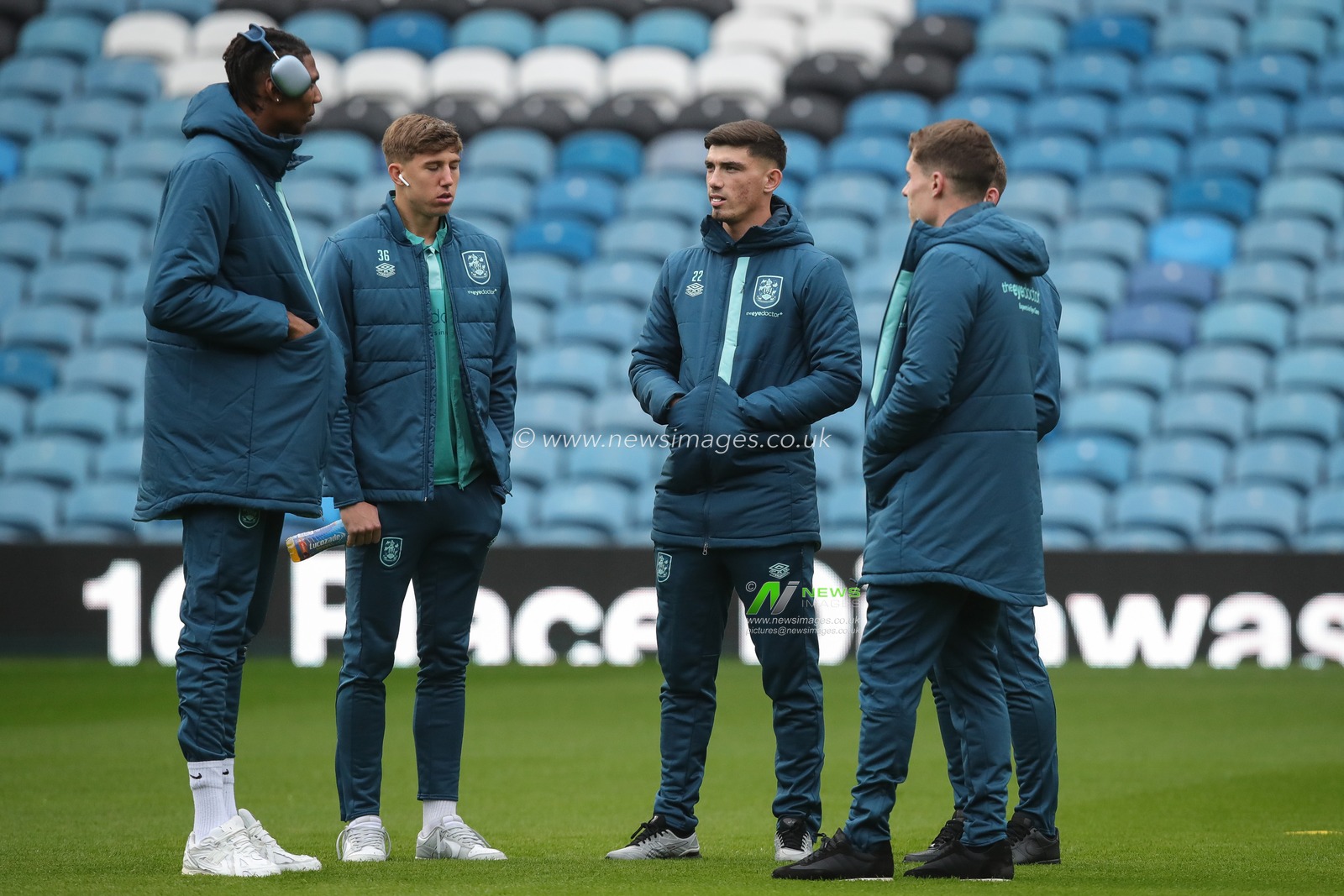 The Huddersfield Town squad arrive at Elland Road Stadium ahead of the Sky Bet Championship match Leeds United vs Huddersfield Town at Elland Road, Leeds, United Kingdom, 28th October 2023

(Photo by James Heaton/News Images)