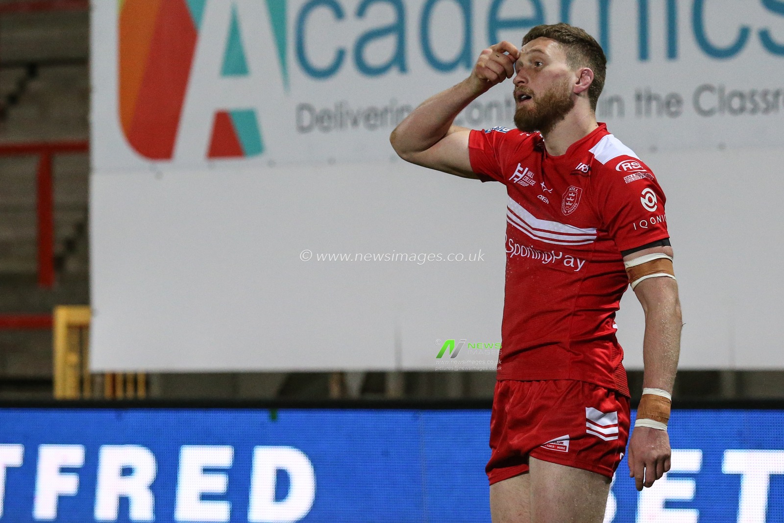 Ethan Ryan (23) of Hull KR during the game