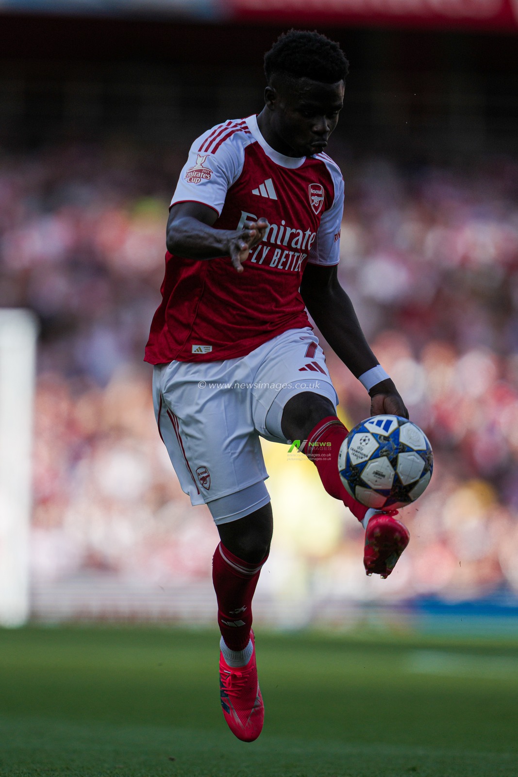 Bukayo Saka of Arsenal during the Pre-season friendly match Arsenal vs Athletic Bilbao at Emirates Stadium, London, United Kingdom, 9th August 2025

(Photo by Harvey Murphy/News Images)