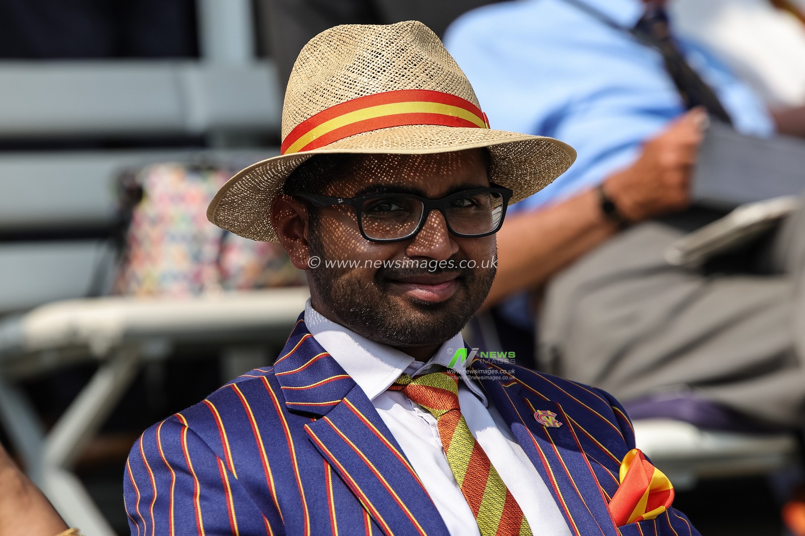 Marylebone Cricket Club members sit in the sun in the Lords Pavilion during the 3rd Rothesay Test Match Day 5 England v India at Lords, London, United Kingdom, 14th July 2025

(Photo by Mark Cosgrove/News Images)