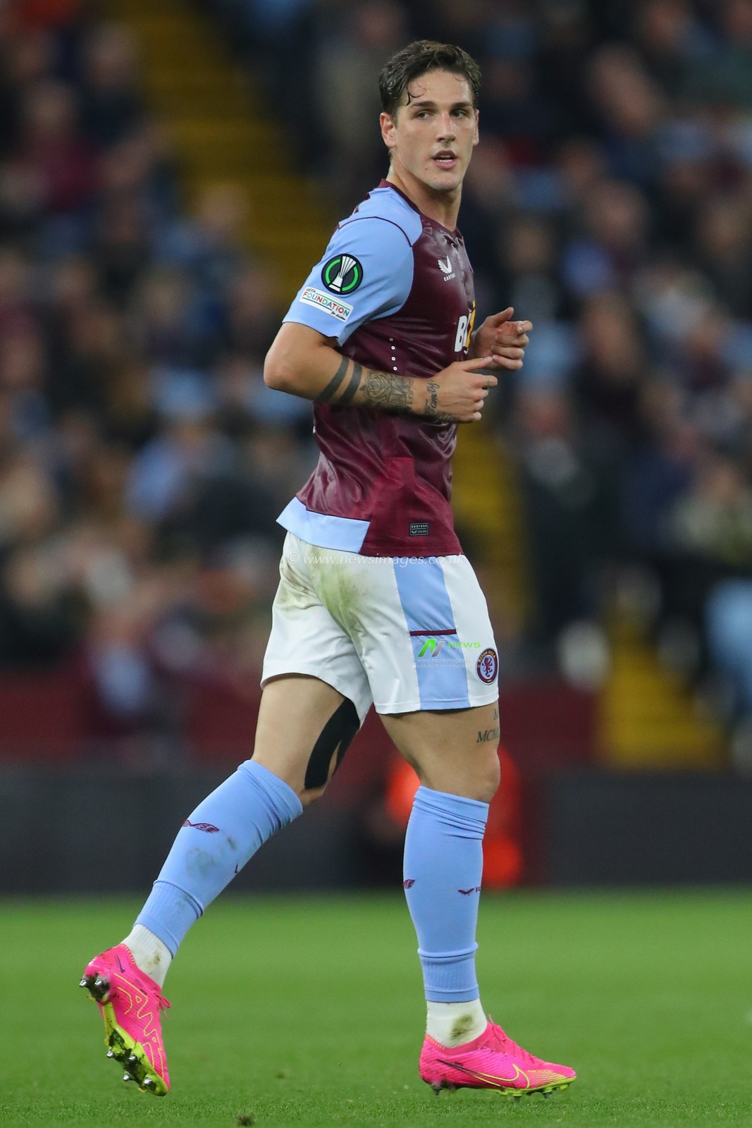 NicolÃ² Zaniolo #22 of Aston Villa during the UEFA Europa Conference League match Aston Villa vs HÅ K Zrinjski Mostar at Villa Park, Birmingham, United Kingdom, 5th October 2023

(Photo by Gareth Evans/News Images)