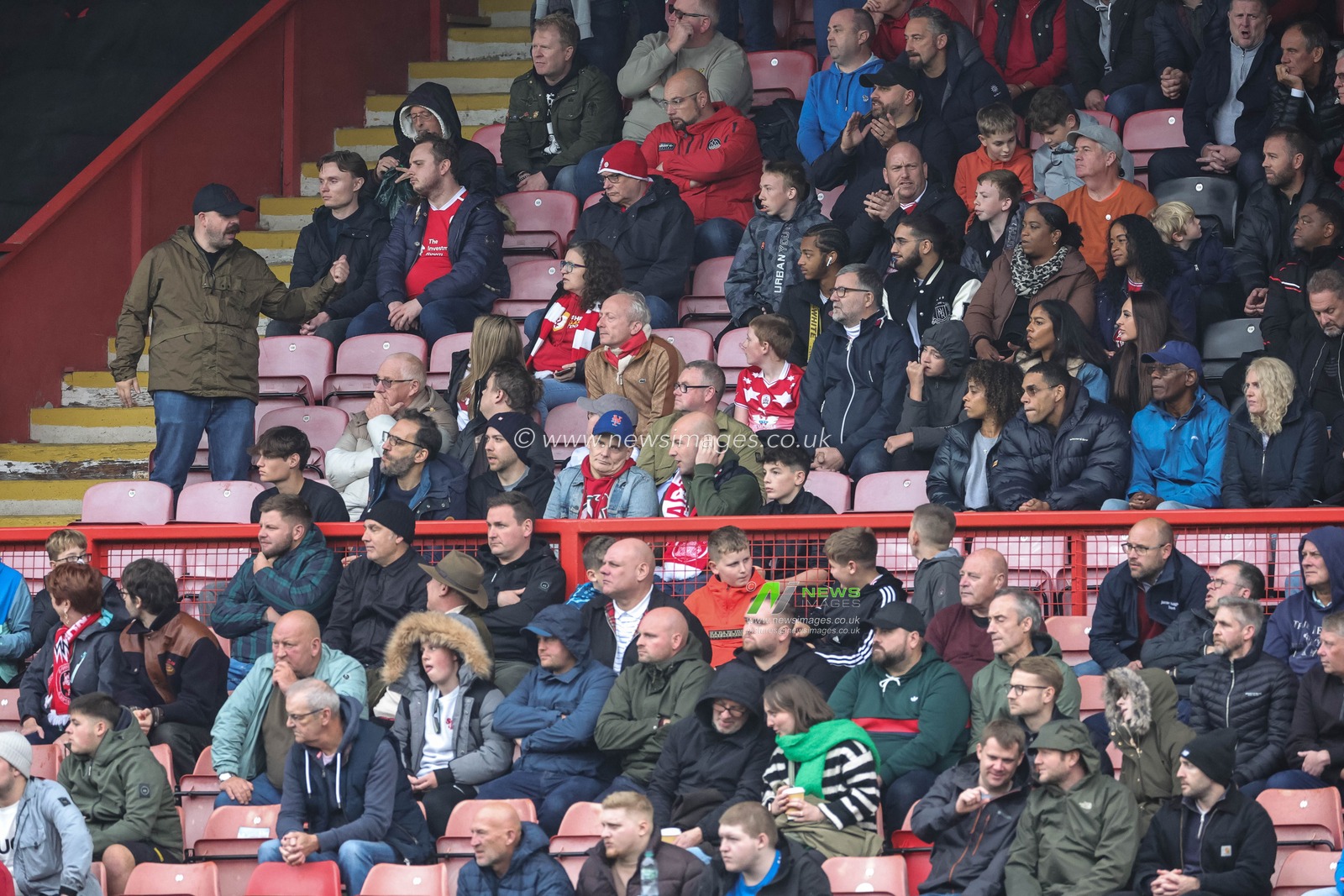 Barnsley fans during the Sky Bet League 1 match Leyton Orient vs Barnsley at Matchroom Stadium, London, United Kingdom, 21st October 2023

(Photo by Mark Cosgrove/News Images)