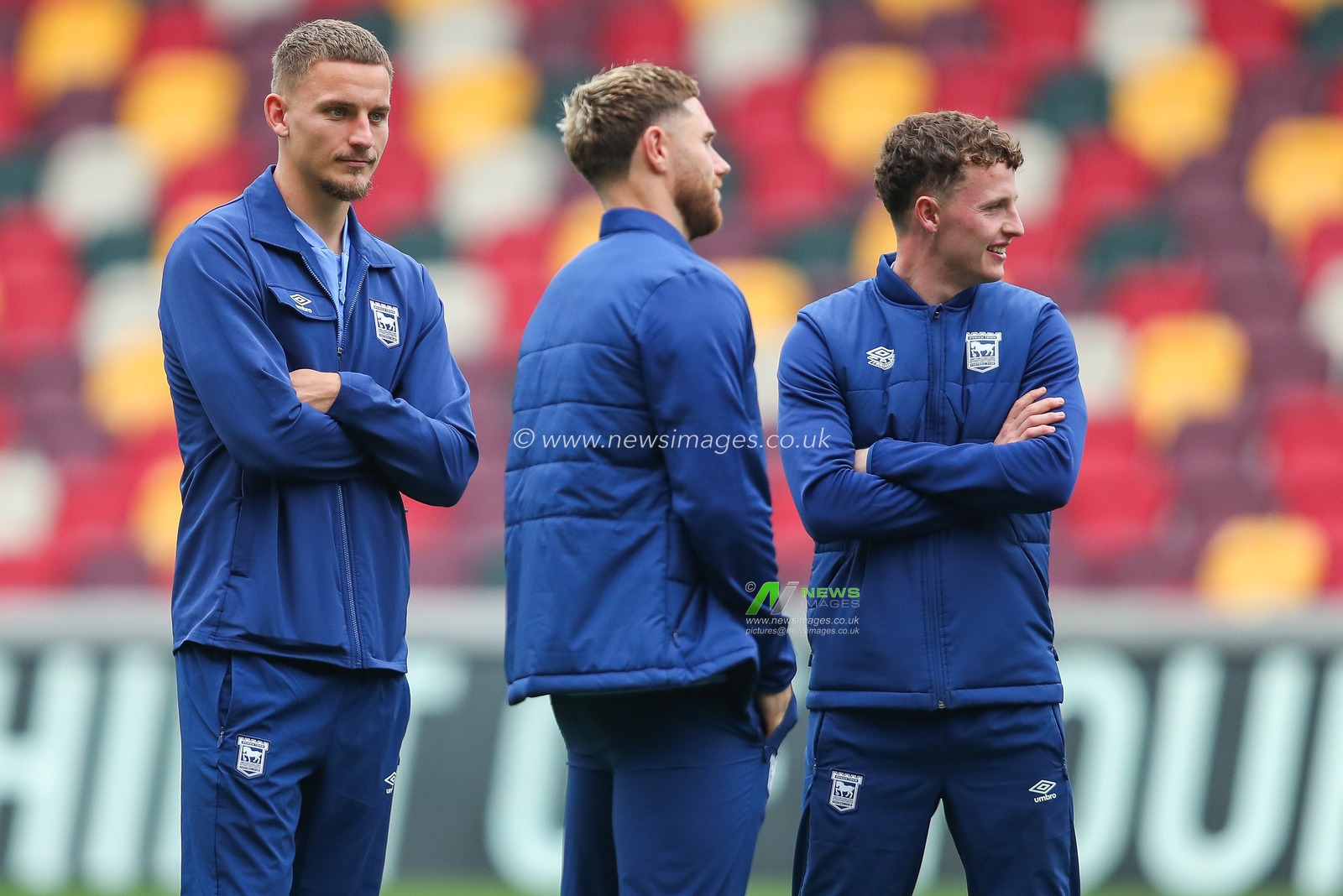 Ipswich Town players arrive at The Gtech Community Stadium prior to the Premier League match Brentford vs Ipswich Town at The Gtech Community Stadium, London, United Kingdom, 26th October 2024

(Photo by Izzy Poles/News Images)