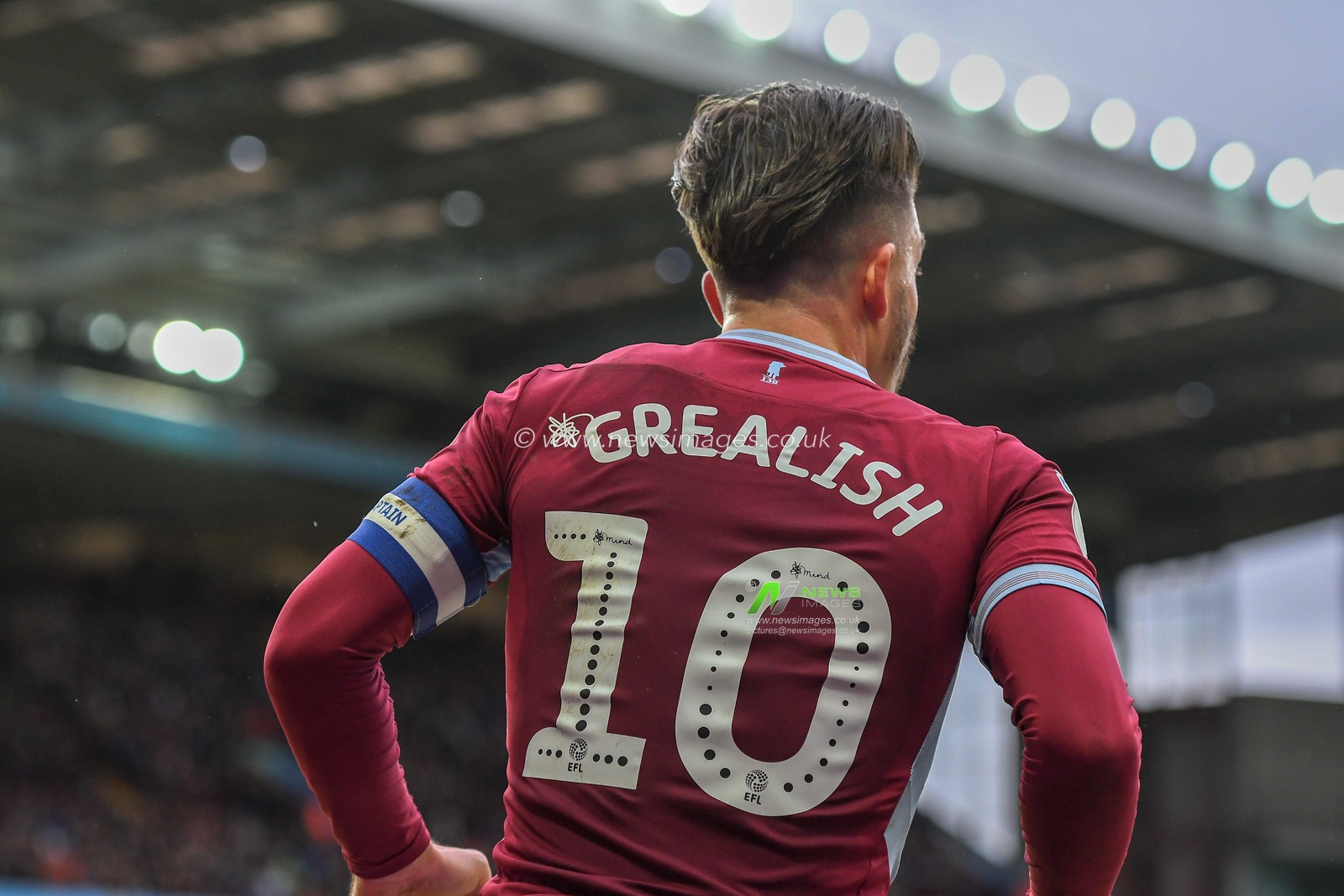 16th March 2019, Villa Park, Birmingham, England ; Sky Bet Championship, Aston Villa v Middlesbrough : Jack Grealish (10) of Aston Villa

Credit: Gareth Dalley/News Images

English Football League images are subject to DataCo Licence