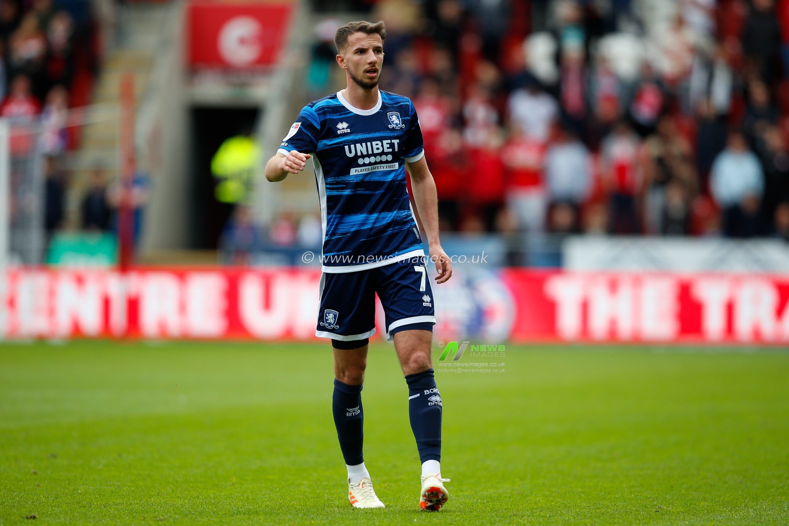 Daniel Barlaser #7 of Middlesbrough during the Sky Bet Championship match Rotherham United vs Middlesbrough at New York Stadium, Rotherham, United Kingdom, 1st May 2023

(Photo by Ben Early/News Images)