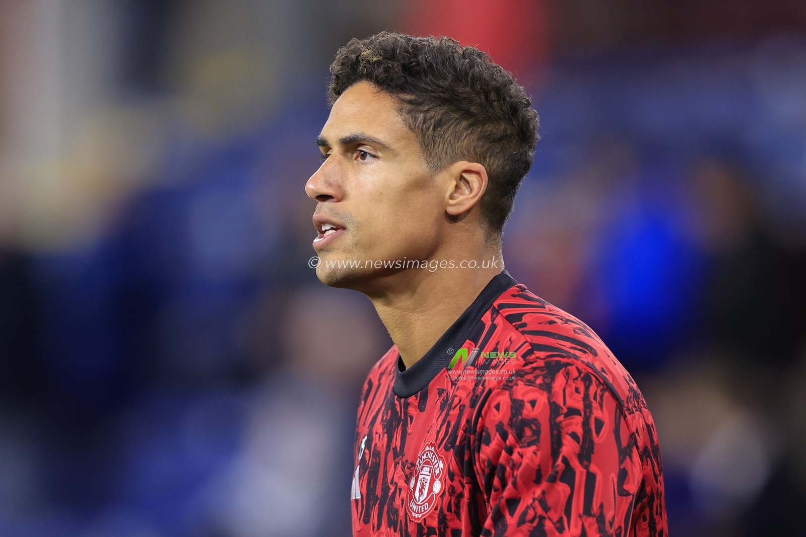 Raphael Varane #19 of Manchester United during the warm up ahead of the Premier League match Burnley vs Manchester United at Turf Moor, Burnley, United Kingdom, 23rd September 2023

(Photo by Conor Molloy/News Images)