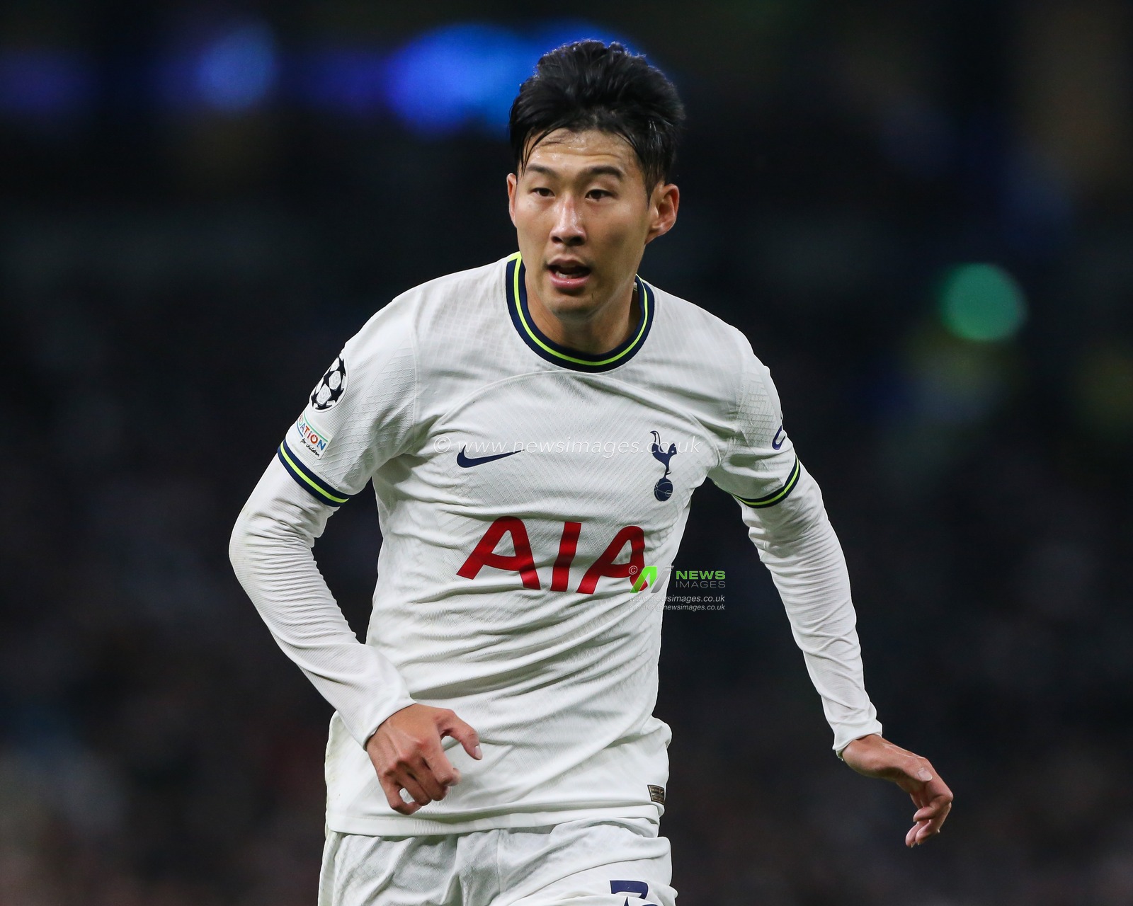 Son Heung-Min #7 of Tottenham Hotspur during the UEFA Champions League match Tottenham Hotspur vs Sporting Lisbon at Tottenham Hotspur Stadium, London, United Kingdom, 26th October 2022

(Photo by Arron Gent/News Images)