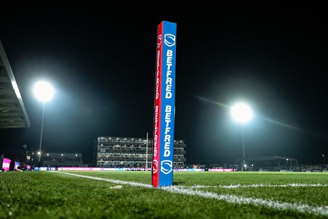 A general view of DIY Kitchens Stadium ahead of the Betfred Super League round 5 match Wakefield Trinity vs Leigh Leopards at DIY Kitchens Stadium, Wakefield, United Kingdom on 20 March 2026

(Photo by Alfie Cosgrove/News Images)