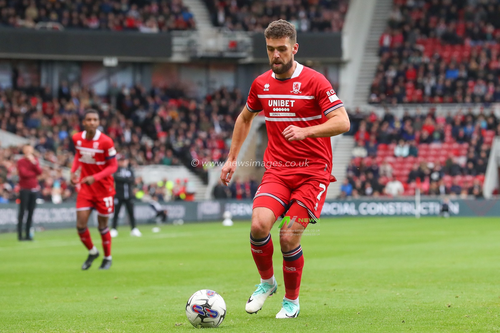Tommy Smith #2 of Middlesbrough in action during the Sky Bet Championship match Middlesbrough vs Birmingham City at Riverside Stadium, Middlesbrough, United Kingdom, 21st October 2023

(Photo by Gareth Evans/News Images)
