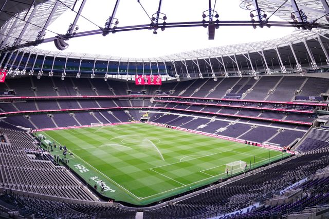 General view of Tottenham Hotspur Stadium ahead of during the Premier League match Tottenham Hotspur vs Leeds United at Tottenham Hotspur Stadium, London, United Kingdom on 11 May 2026

(Photo by Harvey Murphy/News Images)