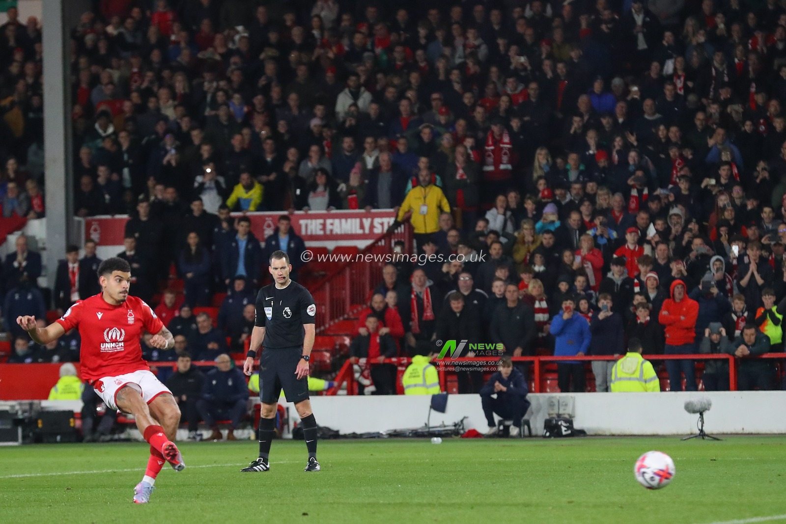 Morgan Gibbs-White #10 of Nottingham Forest scores a goal to make it 3-1 during the Premier League match Nottingham Forest vs Brighton and Hove Albion at City Ground, Nottingham, United Kingdom, 26th April 2023

(Photo by Gareth Evans/News Images)