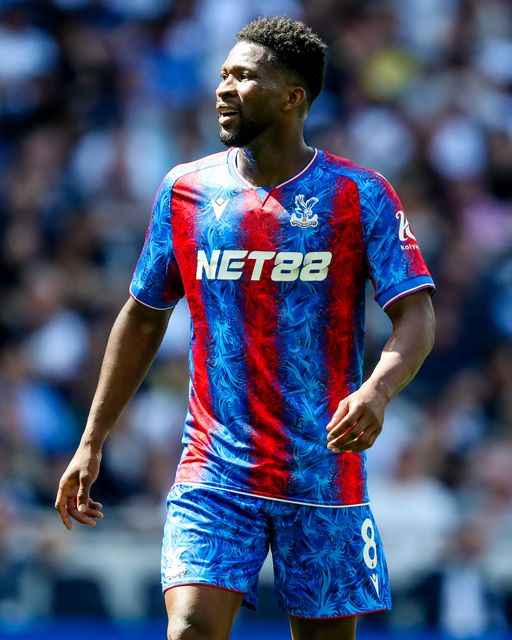 Jefferson Lerma of Crystal Palace looks on during the Premier League match Tottenham Hotspur vs Crystal Palace at Tottenham Hotspur Stadium, London, United Kingdom, 11th May 2025

(Photo by Izzy Poles/News Images)