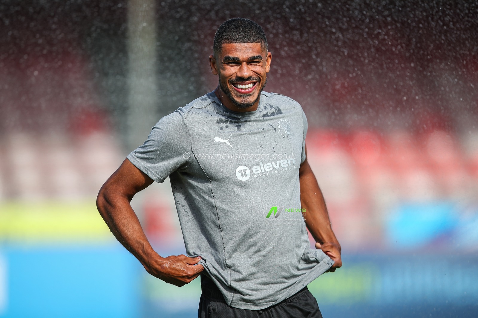 Ashley Fletcher of Blackpool arrives ahead of the Sky Bet League 1 match Crawley Town vs Blackpool at Broadfield Stadium, Crawley, United Kingdom, 10th August 2024

(Photo by Gareth Evans/News Images)