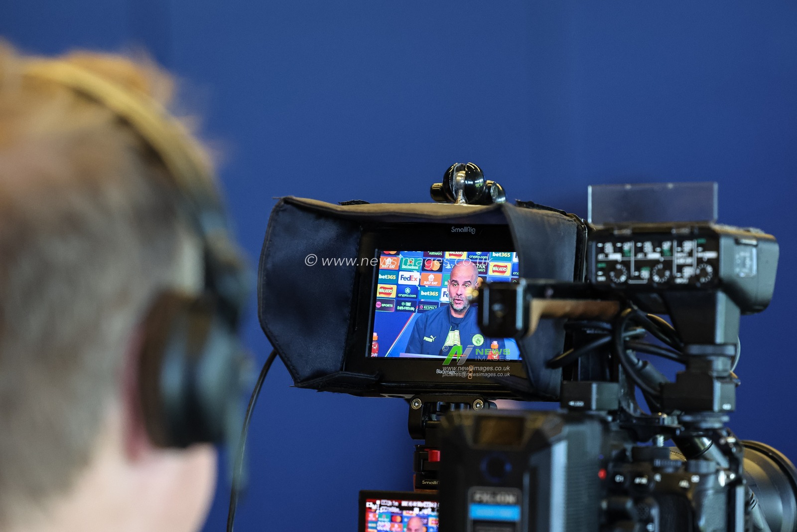 Pep Guardiola manager of Manchester City speaks in the pre-match press conference during the UEFA Champions League Manchester City v Inter Milan Press conference at Etihad Stadium, Manchester, United Kingdom, 17th September 2024

(Photo by Mark Cosgrove/News Images)