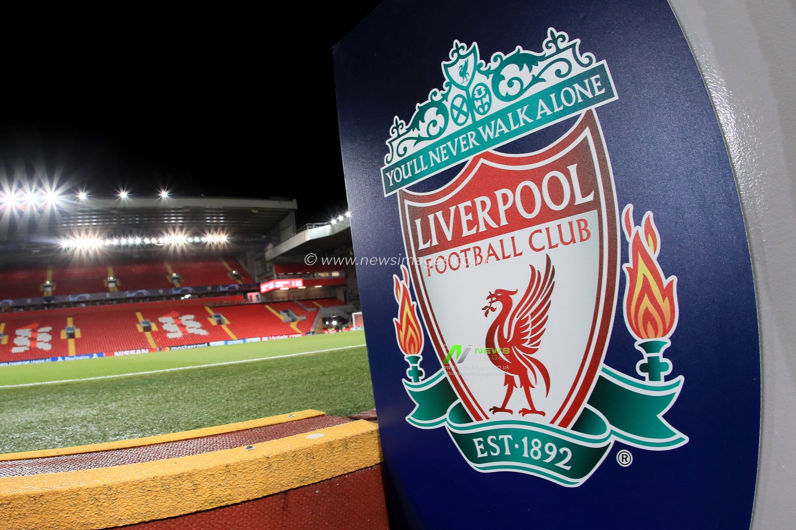 27th November 2019, Anfield, Liverpool, England; UEFA Champions League, Liverpool v Napoli : Liverpool emblem

Credit: Mark Cosgrove/News Images