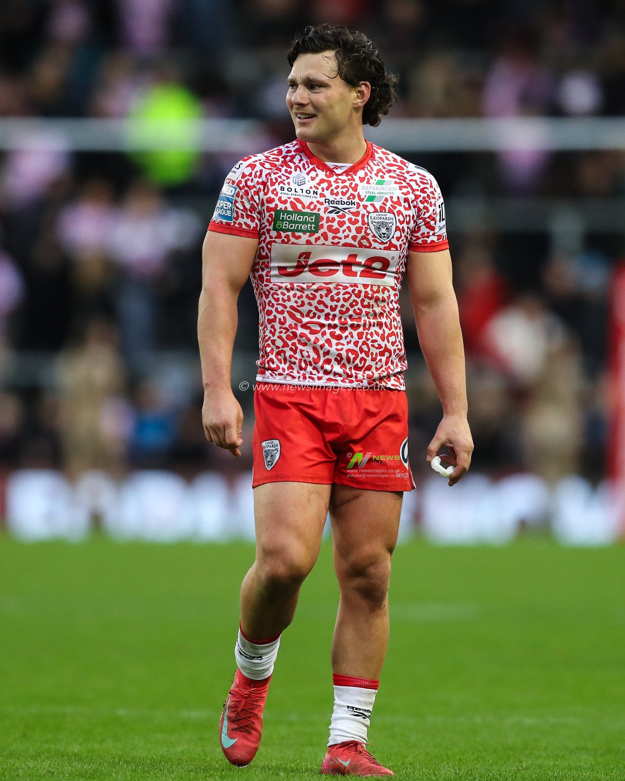 Lachlan Lam of Leigh Leopards after the Betfred Super League Round 2 match Leigh Leopards vs Huddersfield Giants at Leigh Sports Village, Leigh, United Kingdom, 23rd February 2025

(Photo by Gareth Evans/News Images)