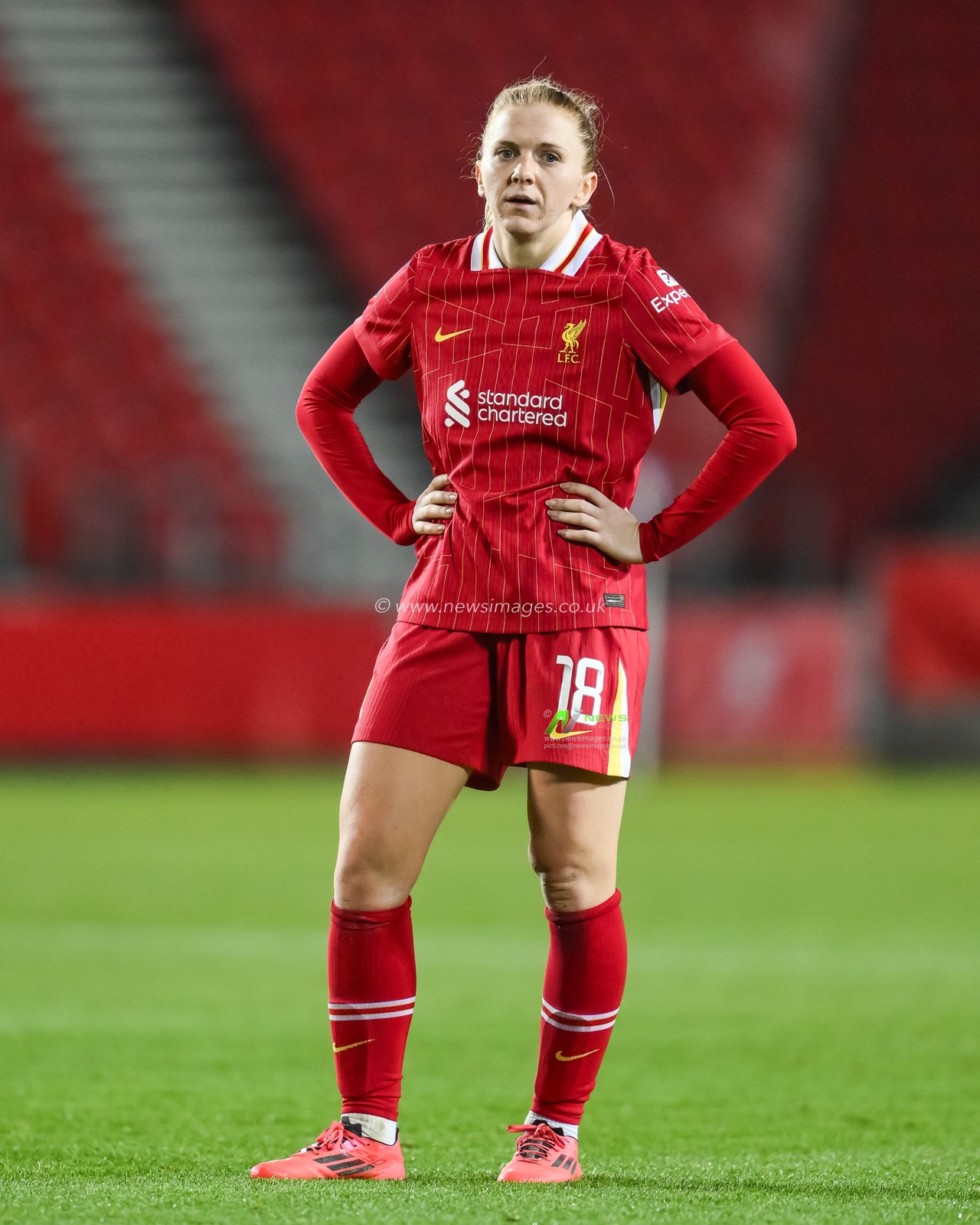 Ceri Holland of Liverpool during the Women's League Cup - Group Stage - Group A Liverpool Women v Everton Women at St Helens Stadium, St Helens, United Kingdom, 11th December 2024

(Photo by Craig Thomas/News Images)