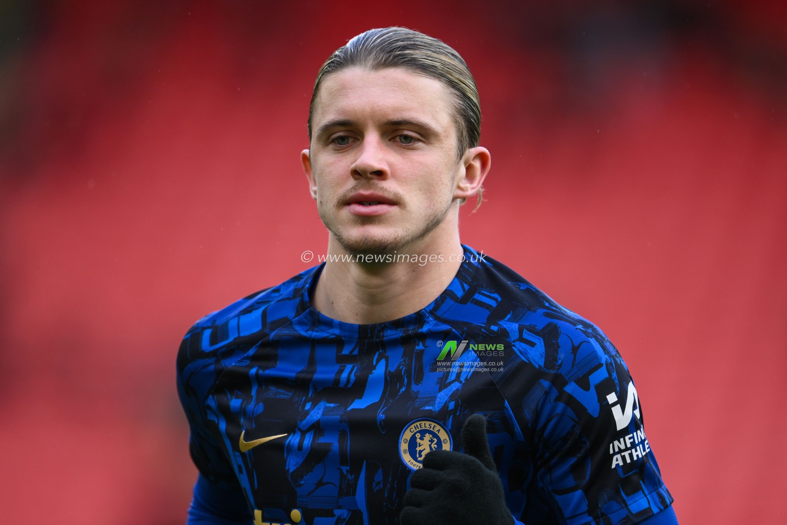 Conor Gallagher of Chelsea during the pre-game warmup ahead of the Premier League match Sheffield United vs Chelsea at Bramall Lane, Sheffield, United Kingdom, 7th April 2024

(Photo by Craig Thomas/News Images)