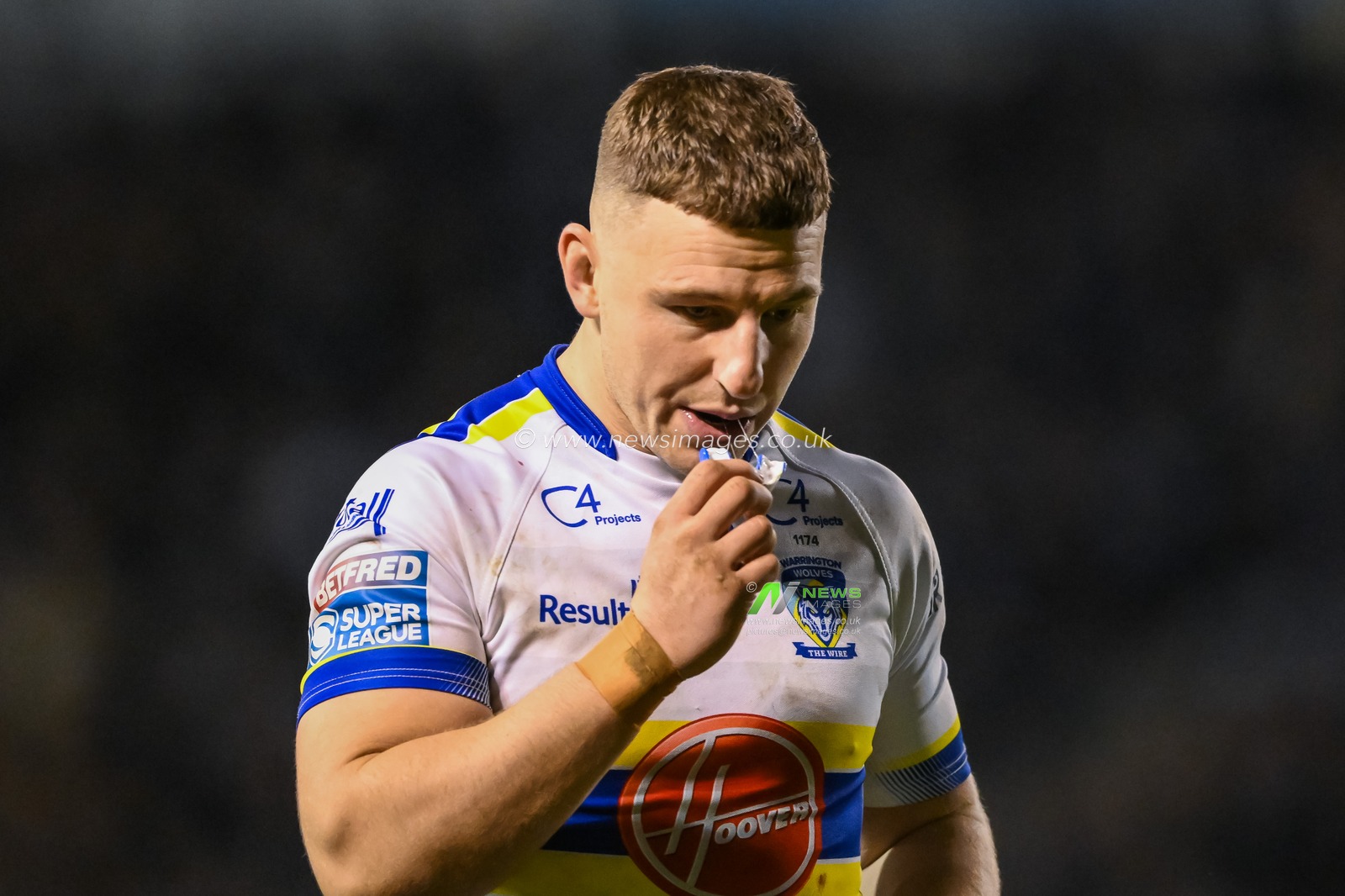 George Williams #6 of Warrington Wolves during the Betfred Super League Round 5 match Warrington Wolves vs Leigh Leopards at Halliwell Jones Stadium, Warrington, United Kingdom, 17th March 2023

(Photo by Craig Thomas/News Images)