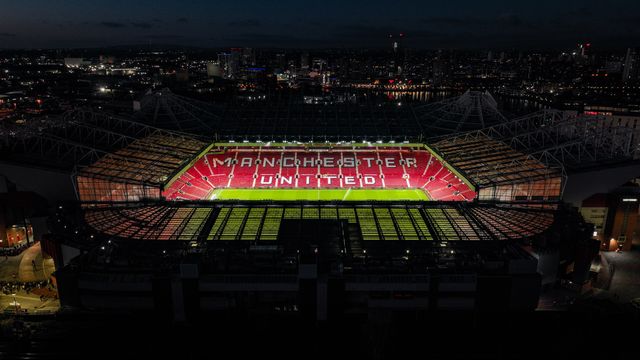 An aerial view of Old Trafford ahead of the Premier League match Manchester United vs Newcastle United at Old Trafford, Manchester, United Kingdom, 26th December 2025

(Photo by Alfie Cosgrove/News Images)

*** GER AUT SUI OUT ***