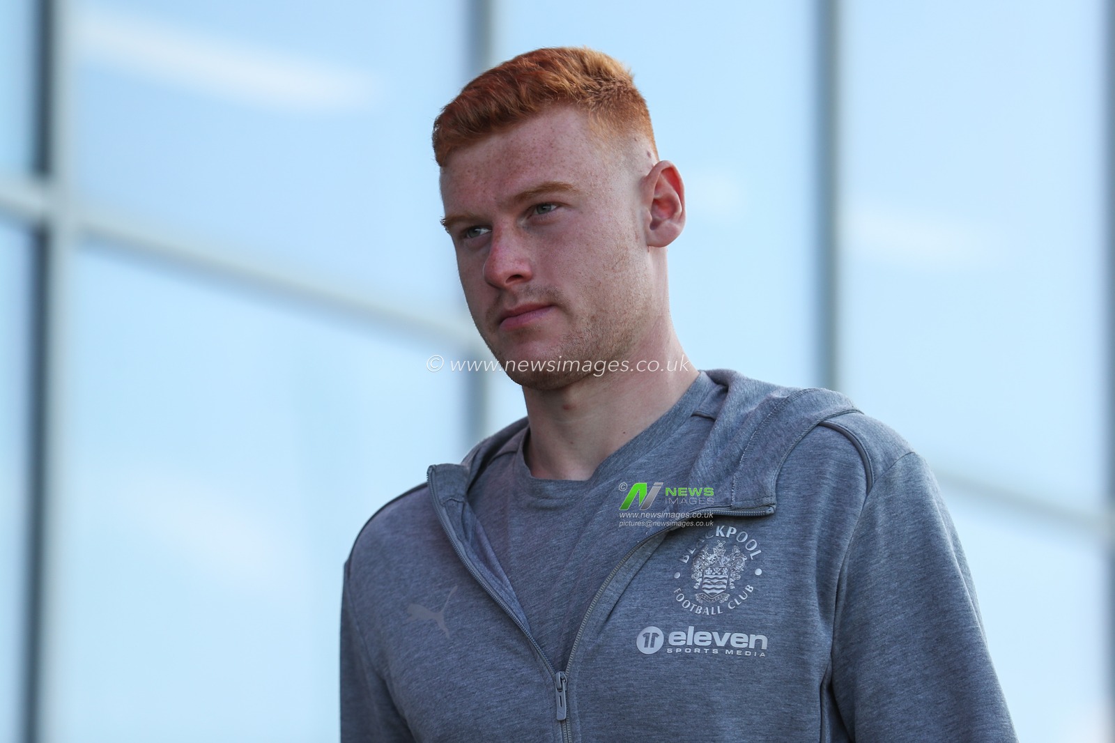 Mackenzie Chapman of Blackpool arrives ahead of the Sky Bet League 1 match Rotherham United vs Blackpool at New York Stadium, Rotherham, United Kingdom, 5th April 2025

(Photo by Gareth Evans/News Images)