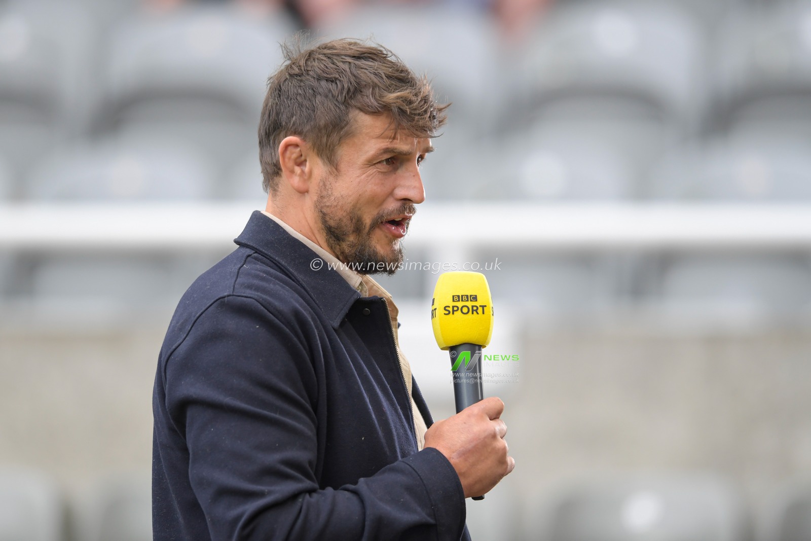Jon Wilkin participates in his media duties at Magic Weekend