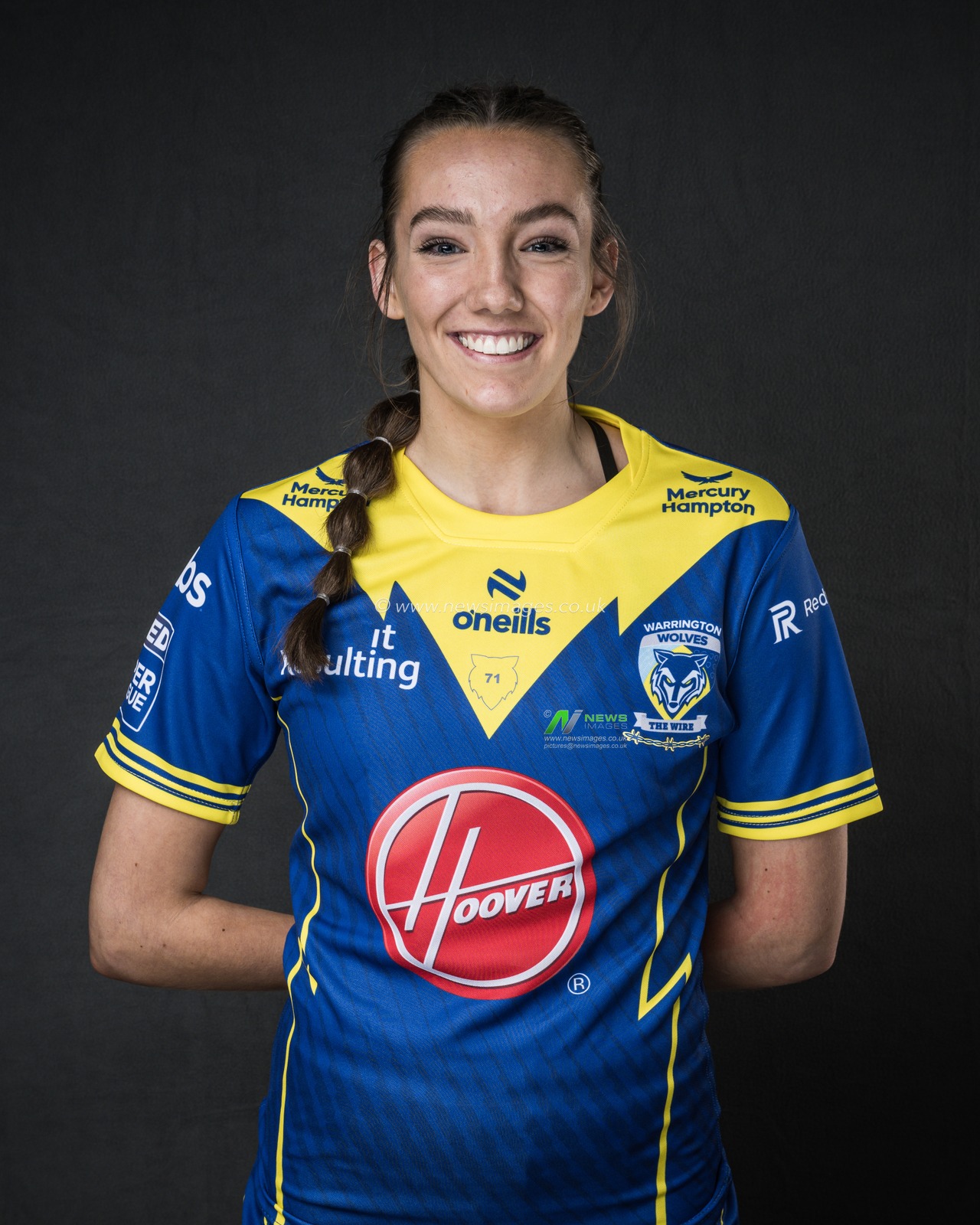 Warrington Wolves Women Headshots at Halliwell Jones Stadium, Warrington, United Kingdom, 5th March 2024

(Photo by Craig Thomas/News Images)