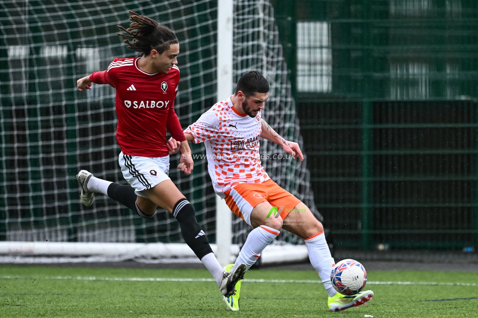 during the Central League match Salford City vs Blackpool at Salford Sports Village, Salford, United Kingdom, 23rd January 2024

(Photo by Craig Thomas/News Images)