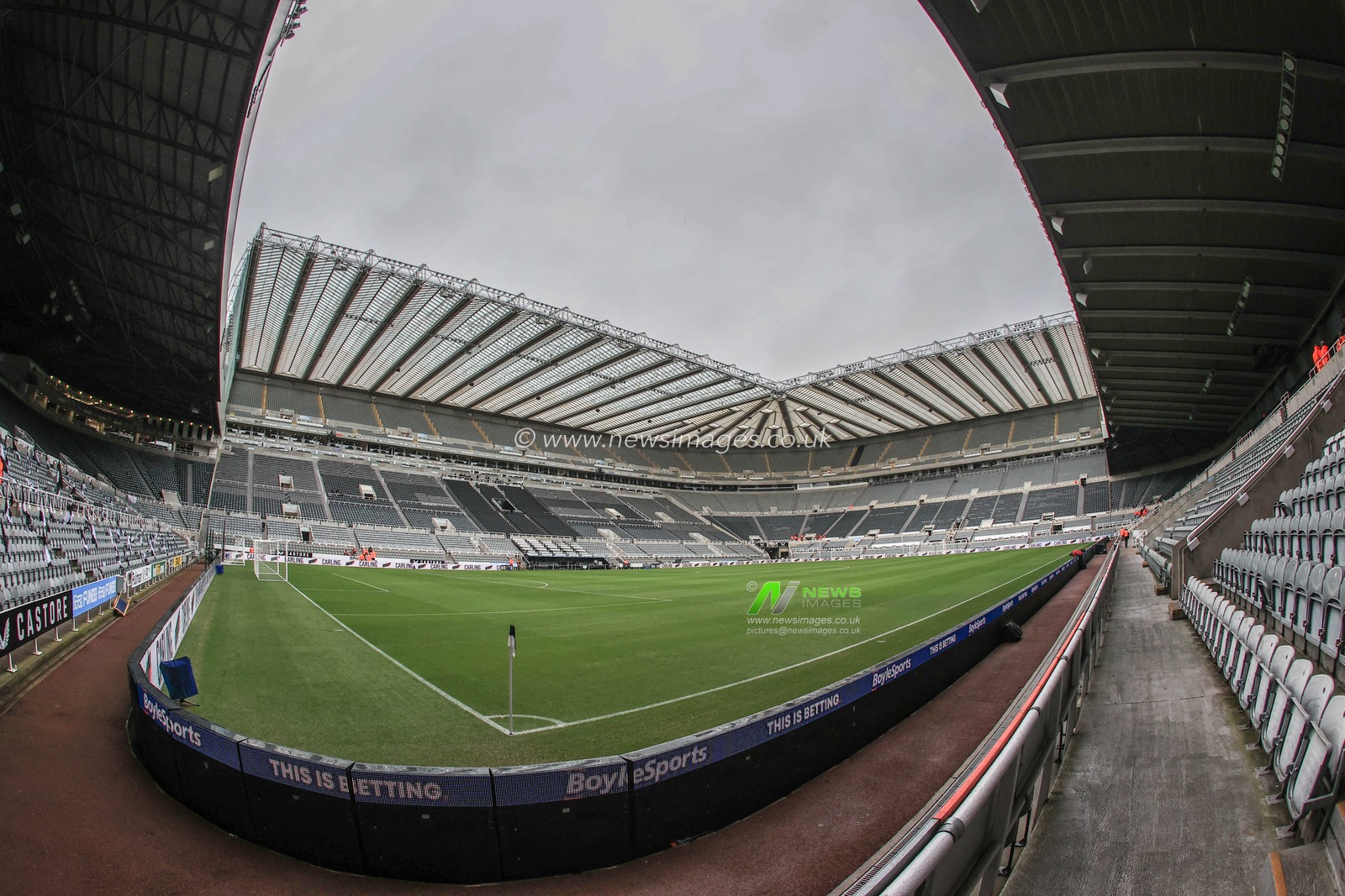 A general view of St. James's Park ahead of this afternoons Premier League fixture, Newcastle United v Aston Villa