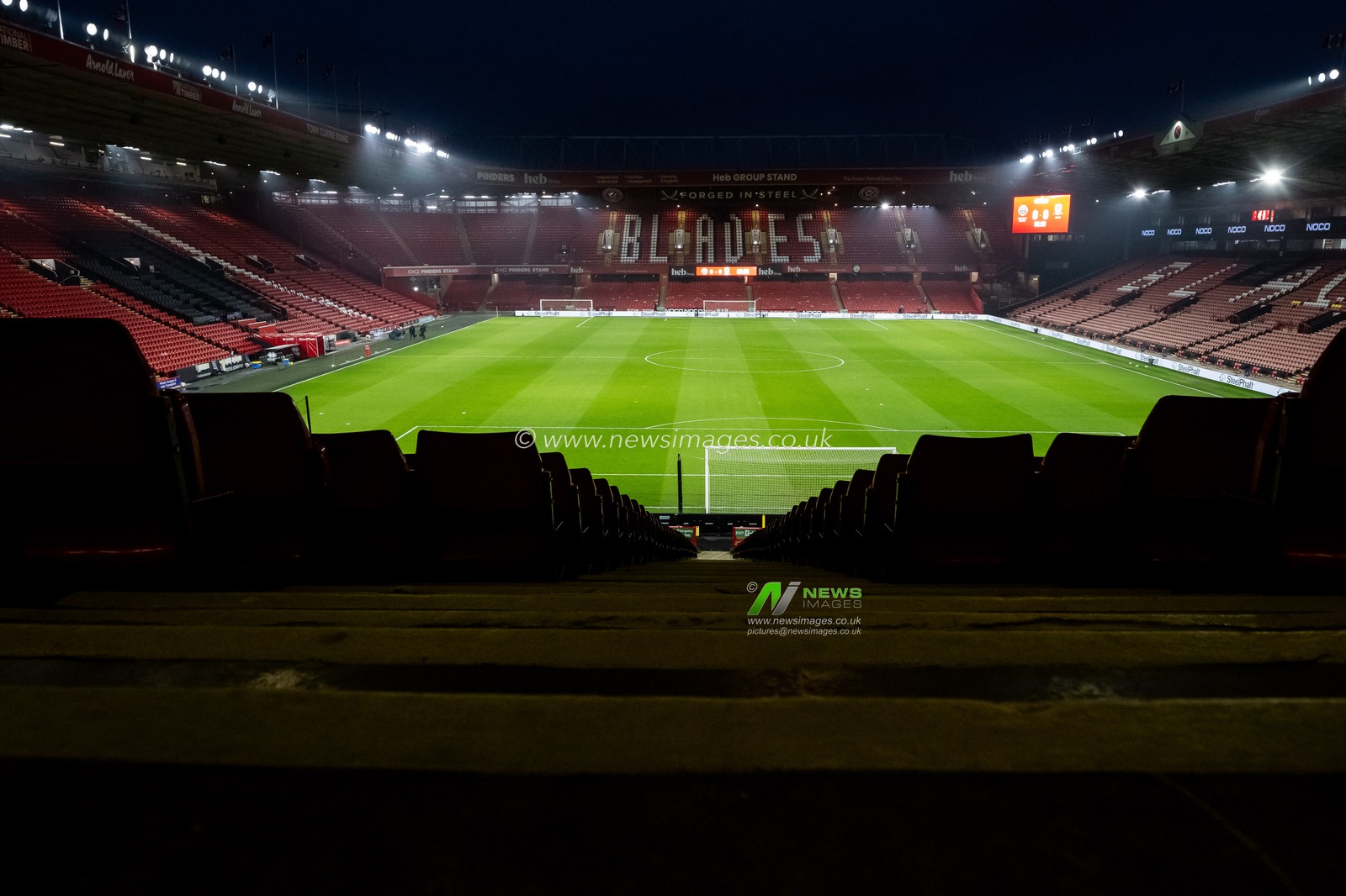 A general view of Bramall Lane, Home of Sheffield United ahead of the Sky Bet Championship match Sheffield United vs Middlesbrough at Bramall Lane, Sheffield, United Kingdom, 12th February 2025

(Photo by Craig Thomas/News Images)